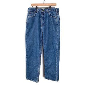 Carhartt Mens Lined Jeans, Relaxed Fit